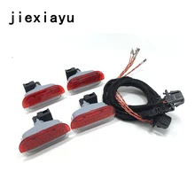 1 комплект, дверной сигнальный светильник, Красный с ламповым патроном, подходит для Beetle Golf Jetta 6Q0 947 411 947 6Q0 411 947 A 1J0 411 E