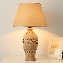 Ручной работы деревянная прикроватная лампа для спальни керамическая лампа для сада кабинет комната для бракосочетаний гостиная декоративная лампа CL FG341 LU1013