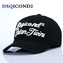 DSQICOND2 хлопковая бейсболка s DSQ буквы Muts Boina Черная мужская кепка индивидуальный дизайн шляпа Homme мужская шляпа
