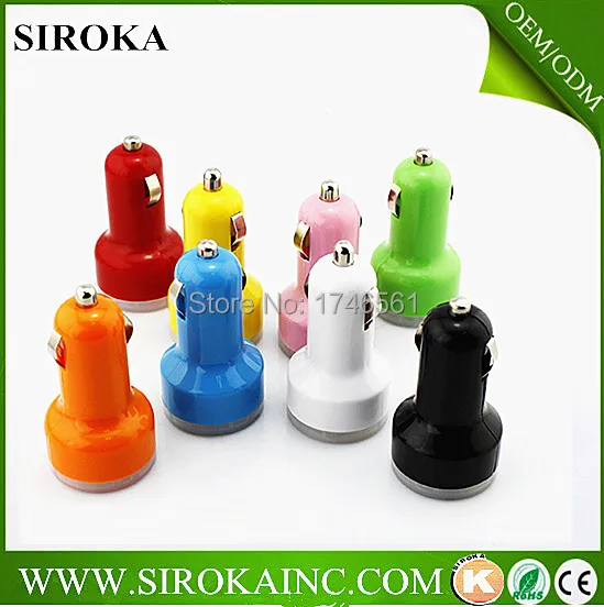2015 new patented products mini dual usb car charger DC5V3.1A output for smartphone |