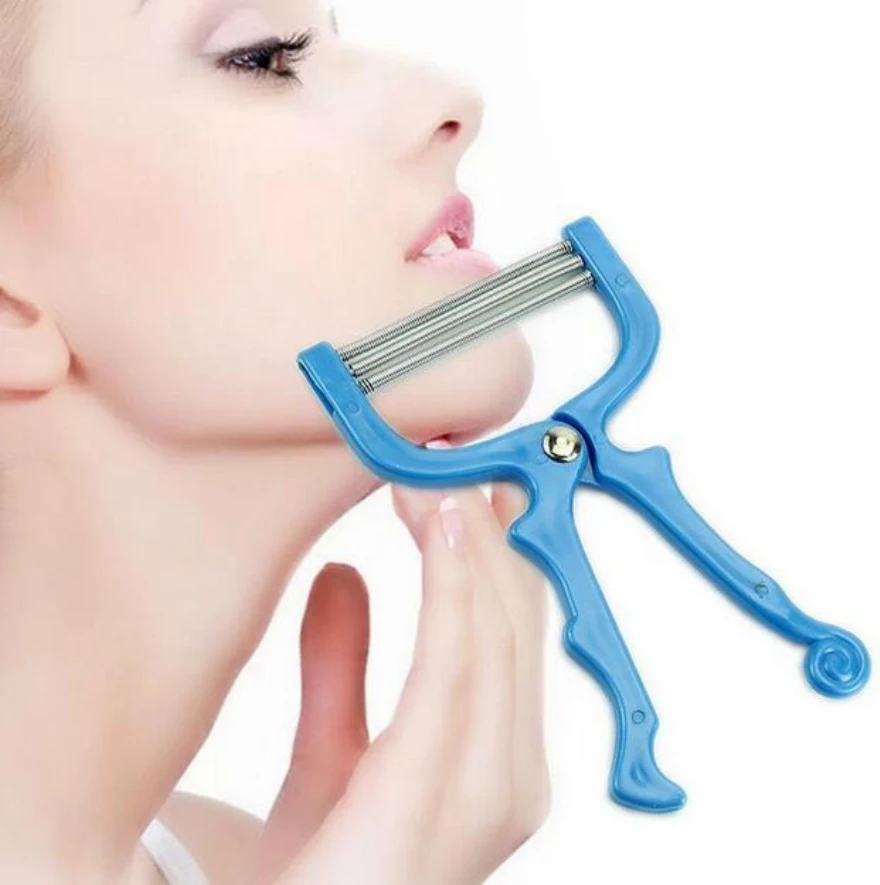 1 Pc Safe Handheld Face Facial Hair Removal Threading Beauty Epilator Epi Roller Beauty For Women smbb 1 Pc Safe Handheld Face Facial Hair Removal Threading Beauty Epilator Epi Roller Beauty For Women smbb