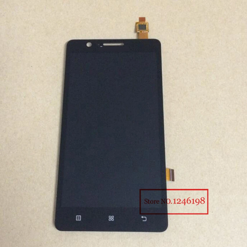 BLACK WHITE High Quality Full LCD Display Touch Screen Digitizer Assembly For Lenovo A536 with LOGO