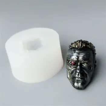 

Grainrain Terminator Soap Mold Silicone Soap Making Mold Candle Resin DIY Handmade Mold