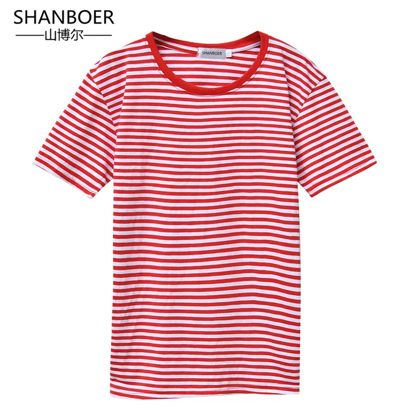 

Striped Mens T-shirt Short Sleeve 2018 Summer Hi-street Oversized Hip Hop Tshirt Cotton Tee Shirts Plus Size 2 Colors