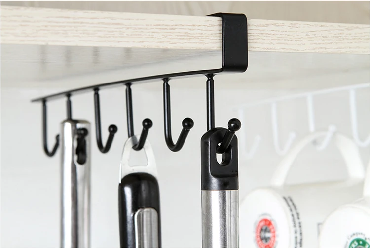 Железная стойка для хранения многофункциональный крючок подвесной шкаф для одежды аксессуары для кухни Шкаф-Органайзер держатель для губки
