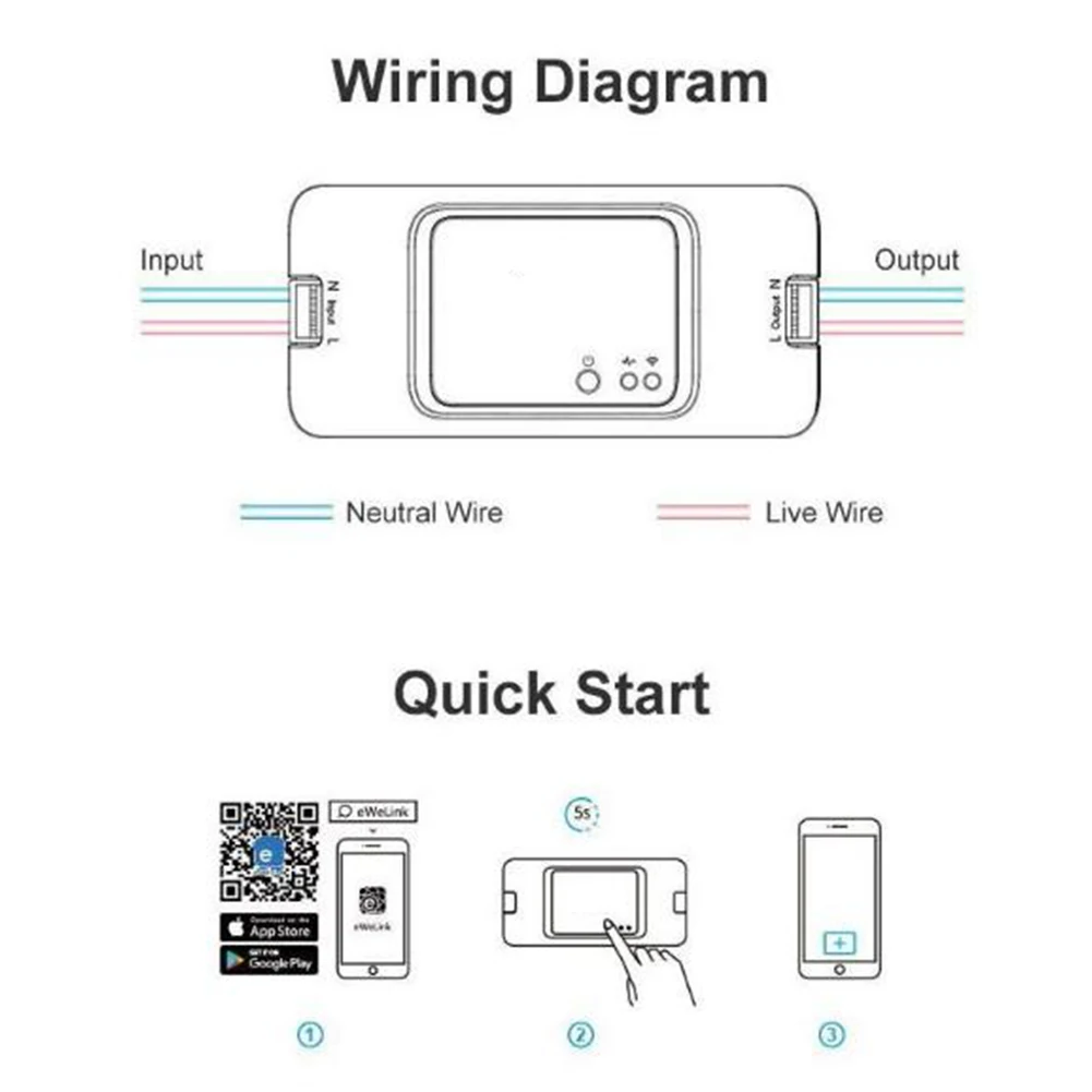 

Wifi Control Smart Switch Modern DIY Timer Home Voice Universal Intelligent Mini Light Accessory Wireless Schedule APP Remote