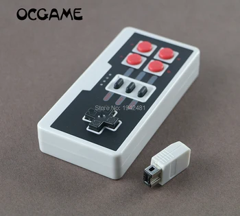 

OCGAME 6pcs/lot Wireless USB Plug Play Controller Gamepad for NES Mini 4 Buttons Wireless controller With wireless Receiver
