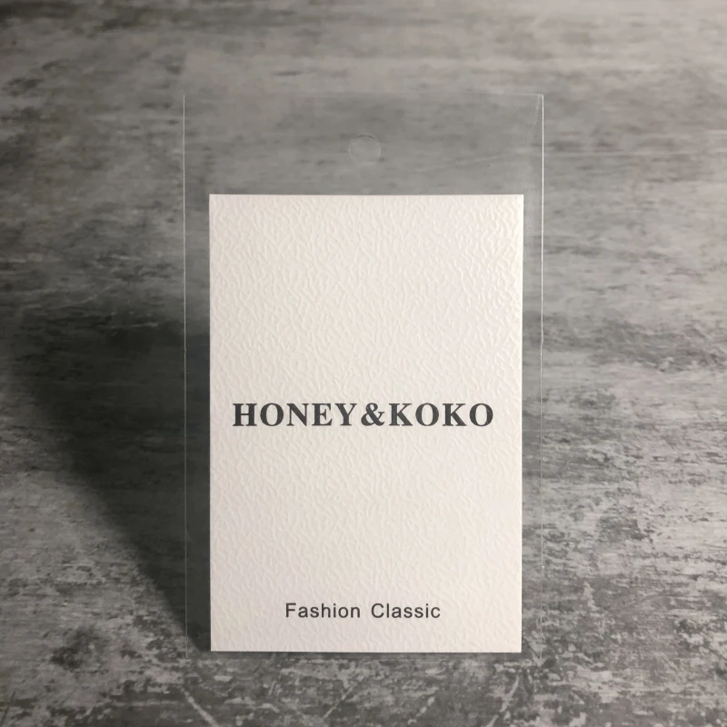 

Women's clothing tag custom tag custom card custom printing LOGO Design