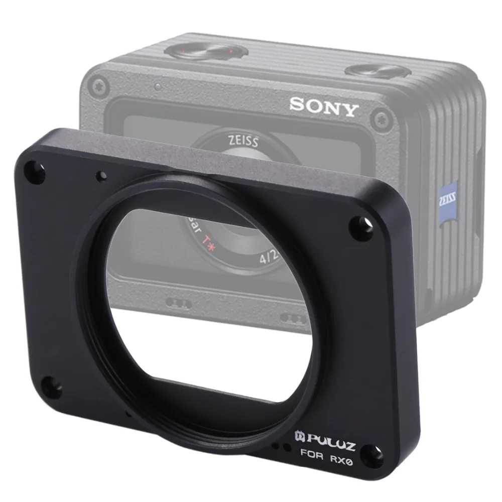 Чехол PULUZ для передней панели Sony RX0 из алюминиевого сплава + УФ фильтр 37 мм