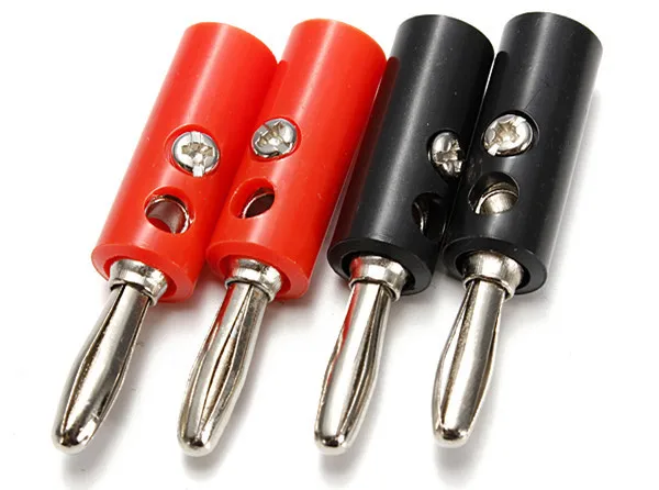 4 шт. металлические штекеры мм|connector 4mm|connector cableconnector wire |
