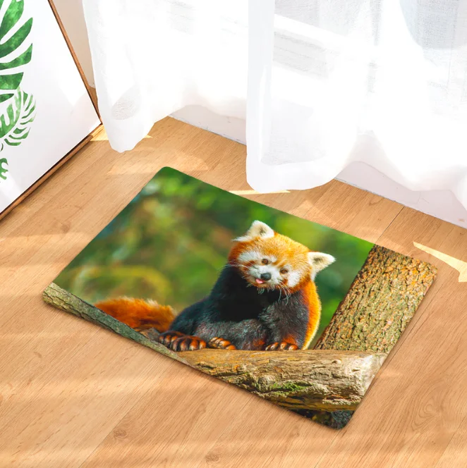Ailurus Fulgens дверной коврик с пандой для ванной, кухонный ковер, декоративные Противоскользящие коврики, комната, автомобильный пол, бар, коврики, домашний декор для дверей, подарок