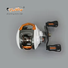 Новинка 12+ 1BB шариковые подшипники правая рука Приманка литье карпа Рыболовная катушка высокая скорость Baitcasting Pesca 6,3: 1 белый нахлыстом