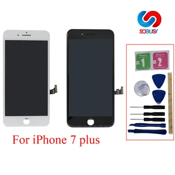

AAA Grade LCD Touch Screen For iPhone 7 plus Digitizer Replacement 7Plus 7+ Phone LCD Display Ekran Parts Assembly Bundles+tools