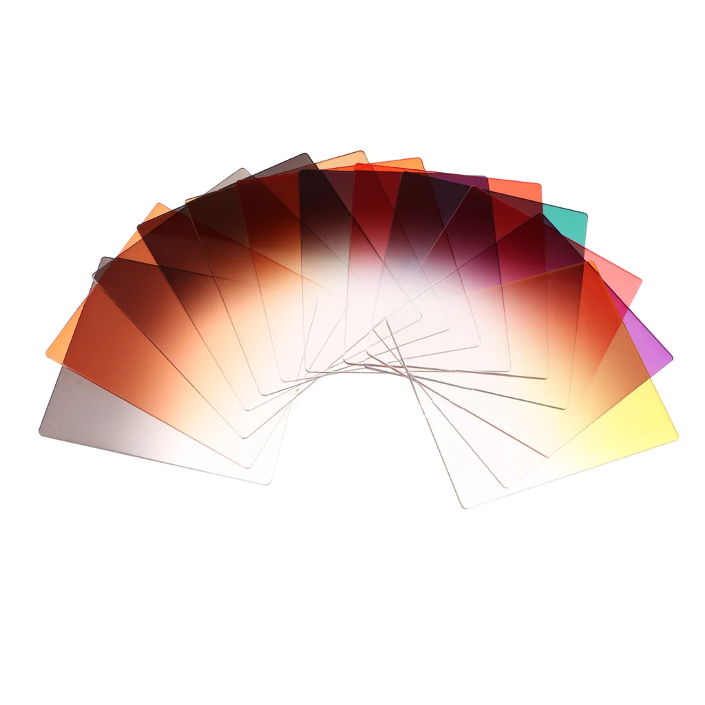 38 in 1 Graduated 24 Color Filter Sets Filters Lens Kit with 2 Filter Holder