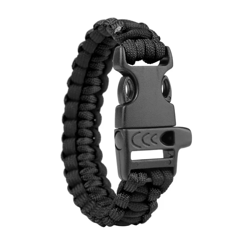 

New Outdoor EDC Ultralight Survival Rope Bracelet Outdoor Camping Hiking Steel Shackle Buckle Multitools EDC Accessories 4A