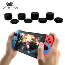 8Pcs Anti-Slip Silicone Thumb Grips Thumbstick Caps Case For Joy-Con Controller Analog Cover For Nintend Switch Console