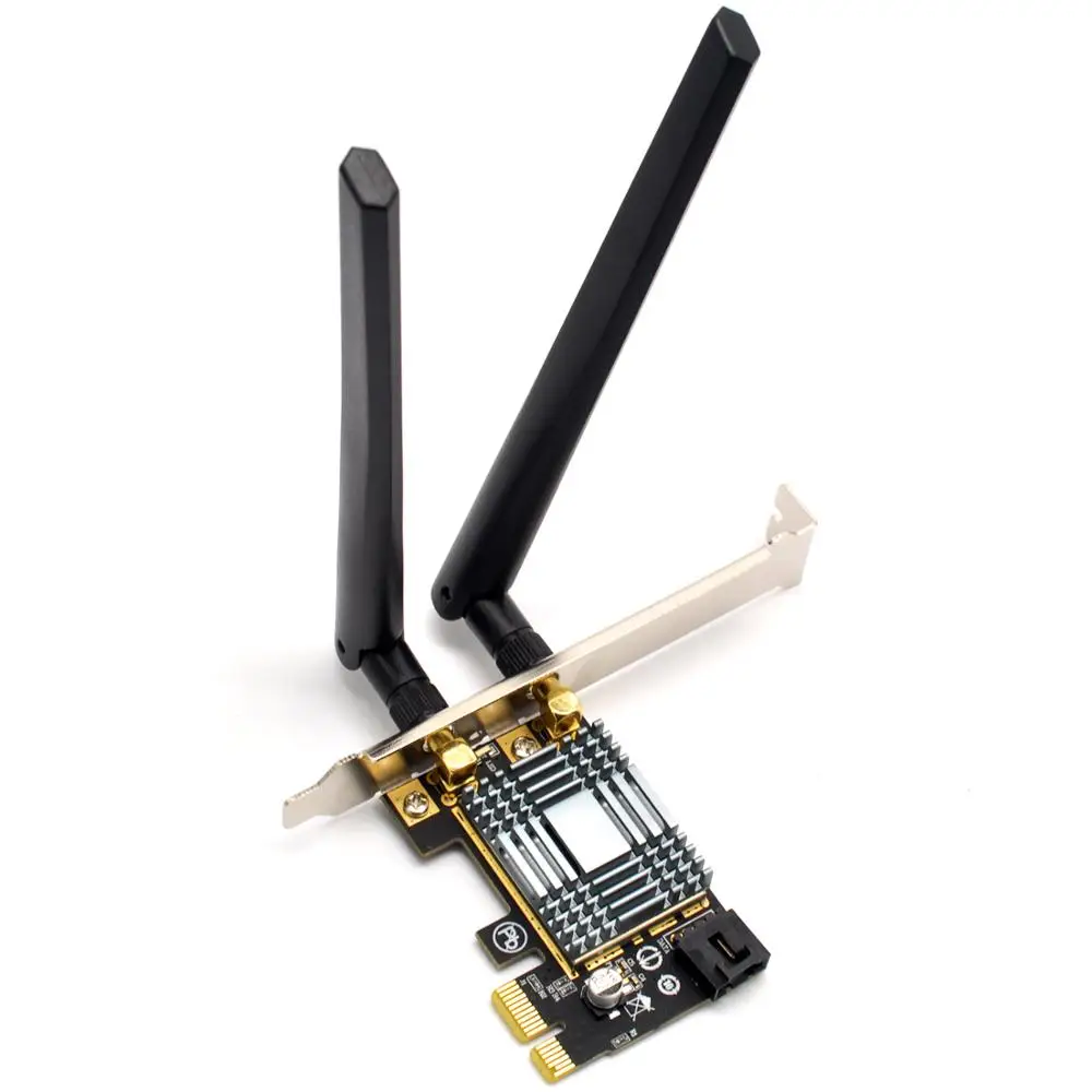 Atheros AR5B22 двухдиапазонный 300 Мбит/с PCI-E PCI Express беспроводной WiFi адаптер с Bluetooth 4,0+ 2x5dBi антенна для WIndows 7/8/8,1