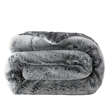 Пушистое толстое плюшевое одеяло из кроличьего меха, толстый теплый диван, плед, Твин, полный размер, мягкий кобертор, норка, диванчик, кресло, кровать, одеяло s