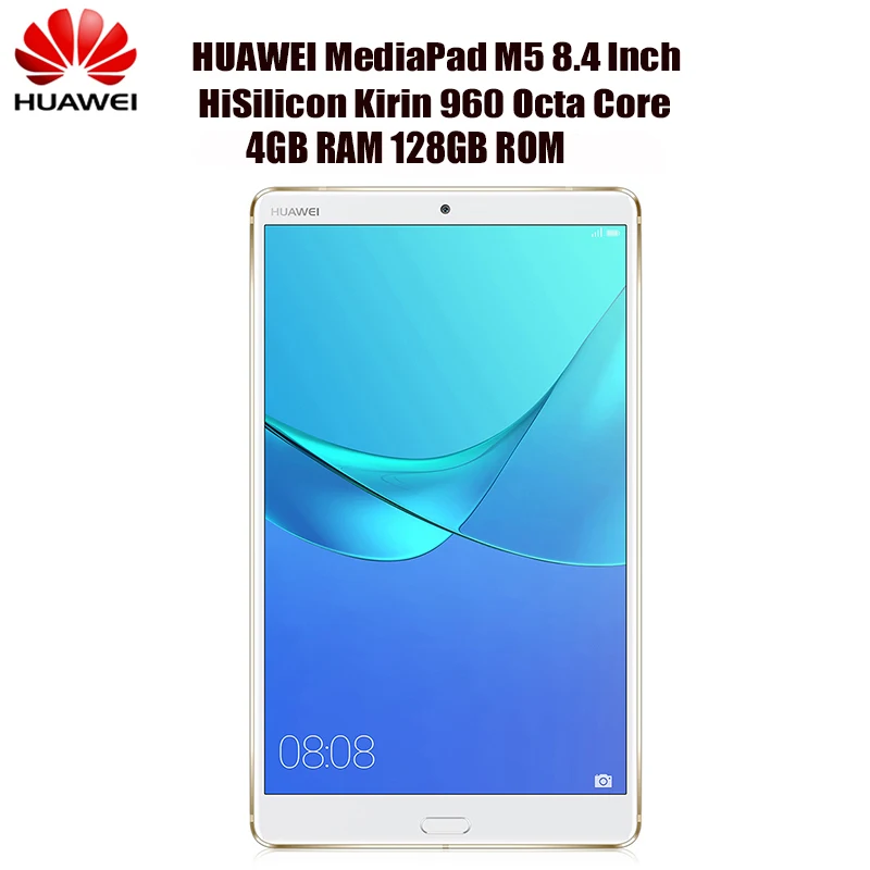 HUAWEI MediaPad M5 SHT-W09C 8,4 дюймов Android 8,0 планшет 4 ГБ 128 ГБ HiSilicon KIRIN 960 Octa Core 2,4 г/5,0 г Wi-Fi 13MP камеры