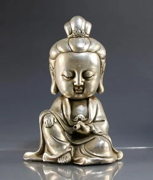

Коллекция, архицированная белая фотостатуя bodhisattva craft