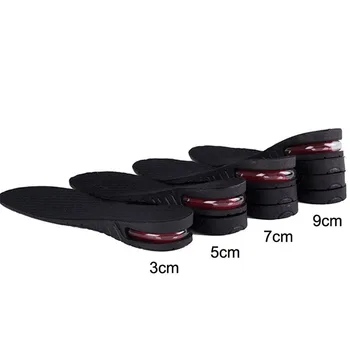 

Increase Insole 3-9cm Height Cushion Height Lift Adjustable Cut Shoe Heel Insert Taller Women Men Unisex Quality Foot Pads
