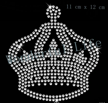 

Free shipping Barron Crown Diamante Motif Rhinestone Transfer