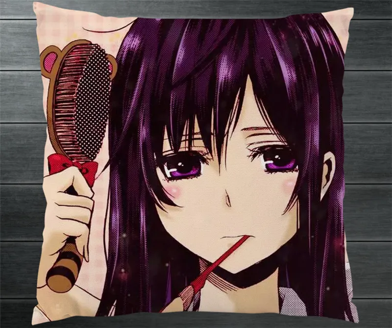 

Anime Citrus Aihara Yuzu Aihara Mei Two Side Pillowcases Hugging Pillow Cushion Case Cover Otaku Cosplay Gift New P3