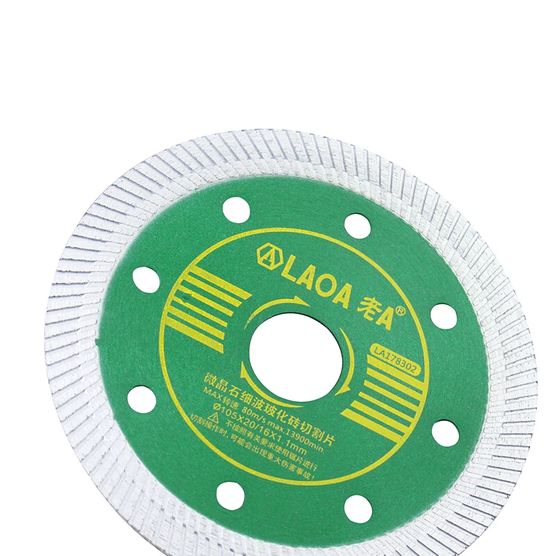 LAOA керамический диск для резки мраморной пилы стекловидный китайский резак профессиональный алмазный пильный диск