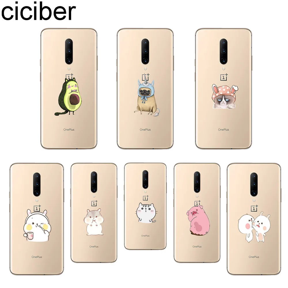 ciciber Cartoon Cat Phone Case For font b Oneplus b font font b 7 b font