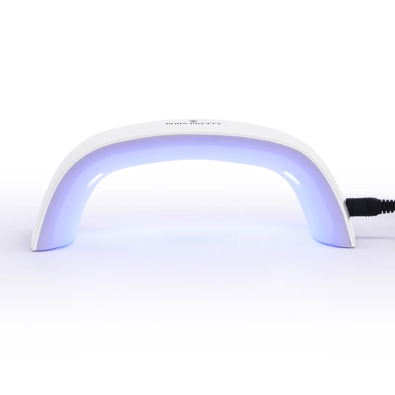 Billig GEBOREN ZIEMLICH 18W Weiß LED UV Lampe Nagel Trockner 30s 60s Arc Form UV Gel Curing maschine 9 Leds Alle Arten Gel Nail art Trockner