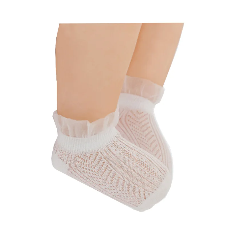 Носки для новорожденных 2 пары носки маленьких девочек 100% хлопок дышащие летние