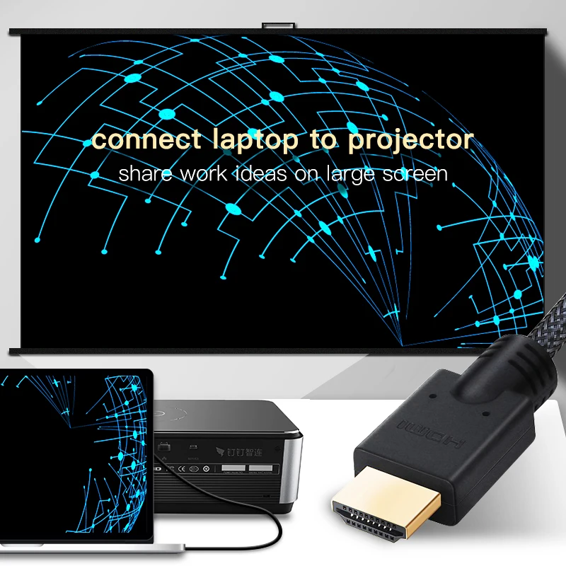 Lungfish длинный HDMI кабель 5 м 7,5 м 10 м 15 м 20 м кабель HDMI 1080 P 3D для сплиттера переключатель PS4 светодиодный ТВ коробка xbox проектор компьютер