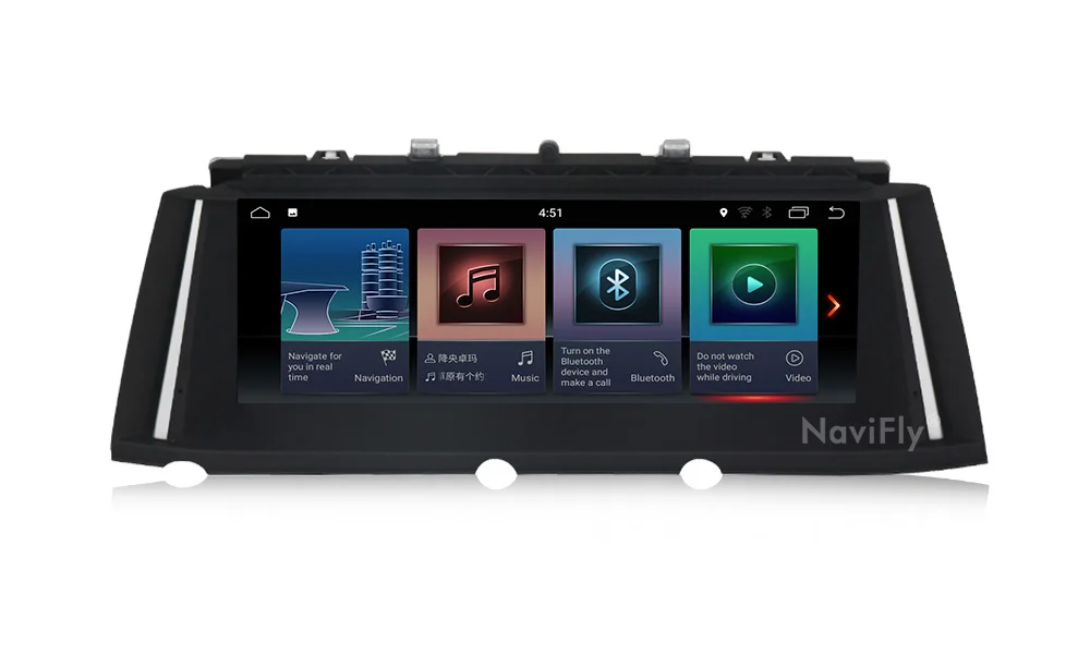Perfect NaviFly 6 core ID7 2G+32G Android 8.1 car multimedia player for BMW 7 series F01 F02 Original car CIC NBT system Auto gps navi 8