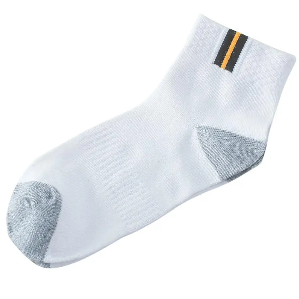 1 пара мужских осенне-зимних толстых удобных хлопковых теплых тапочек средней длины мужские носки зимние теплые мужские носки - Цвет: Gray