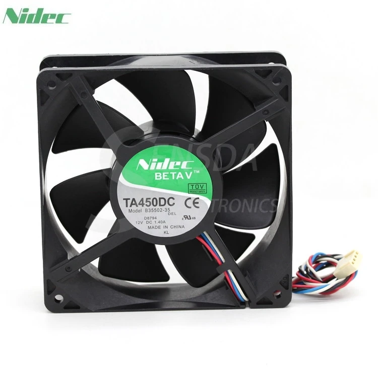 Оригинальный Для контроллера Nidec TA450DC 12038 12 см В а для PWM D8794 4 провода|nidec ta450dc|12cm fanfan