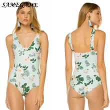 SAMEGAME Цельный купальник Новое поступление Женские винтажные купальные костюмы плюс размер купальный костюм пляжный мягкий с принтом в горошек 2XL
