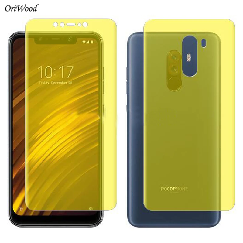OriWood-Transparent-Front-Back-Screen-Protector-For-Xiaomi-Pocophone-f1-f1-3D-Full-Cover-Soft-Tpu (1)