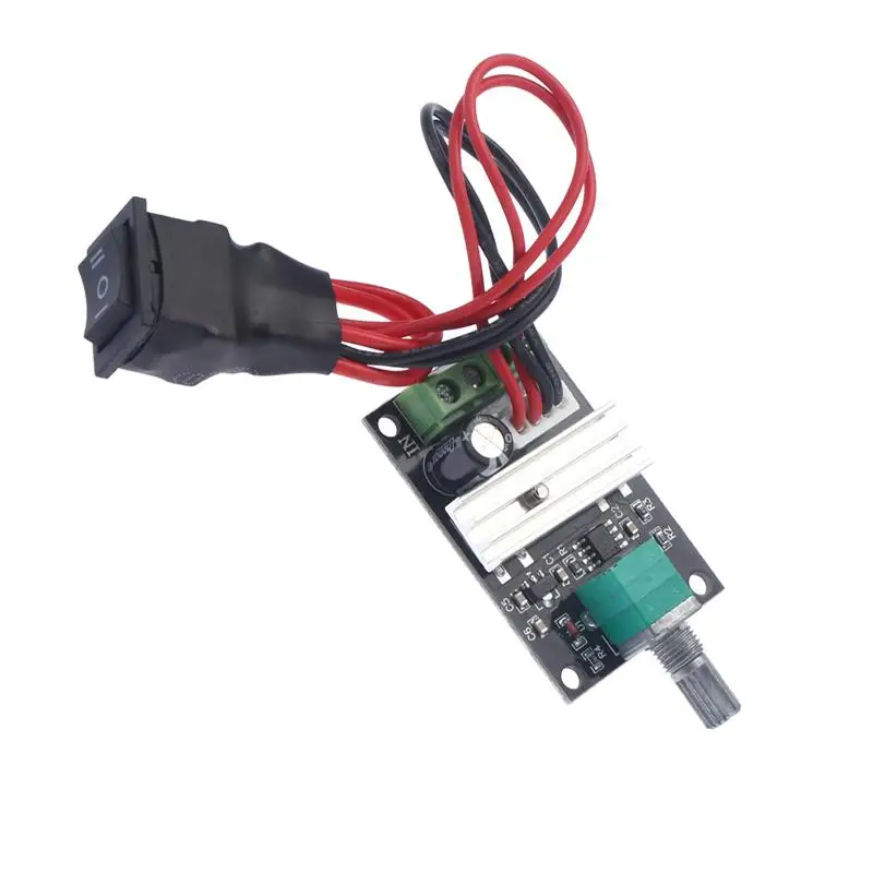 

1203BB 6V 12V 24V 3A 80W DC Motor Speed Controller (PWM) Adjustable Reversible Motor Driver Switch DC Motor For Home