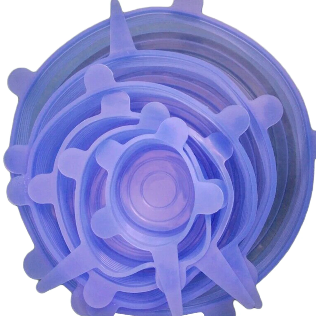 Hot Universal Silicone Saran Food Wrap Lid bowl Pot Lid silicon Stretch Lids Silicone Cover Pan