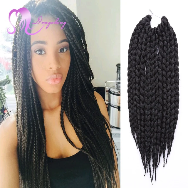 12 Box Braids Hair 80g Pack 3s Freetress Crochet Braid 12 Box Braids Hair 80g Pack 3s Freetress Crochet Braid Synthetic Senegalese