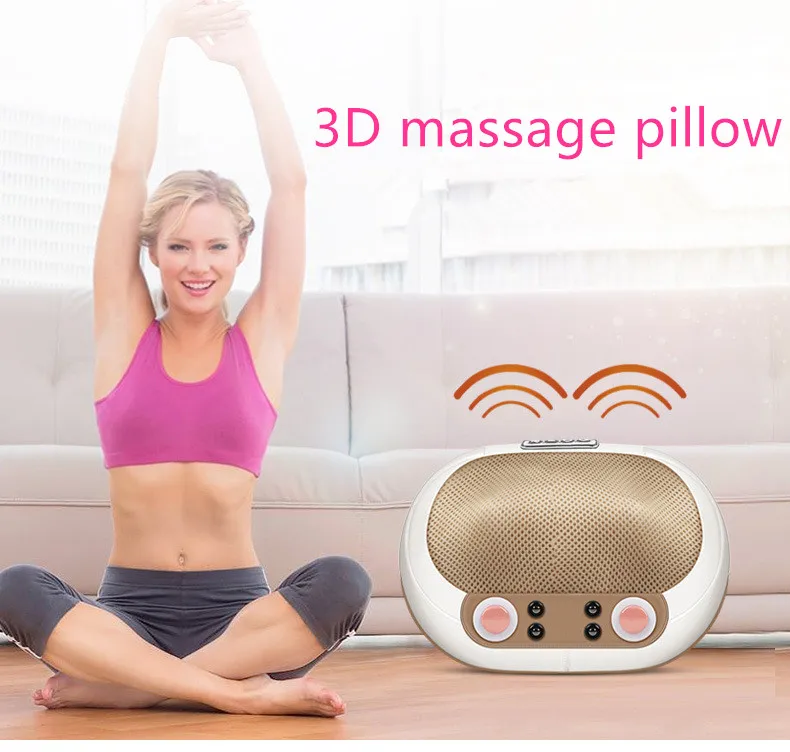 High-end Infrared Heating Neck Shoulder Back Electric Massage Pillow Shiatsu Massager Device Cervical Massage Health Relaxation