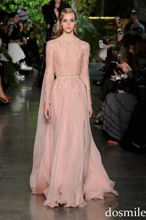 2016 Elie Saab Evening Dresses Bateau 