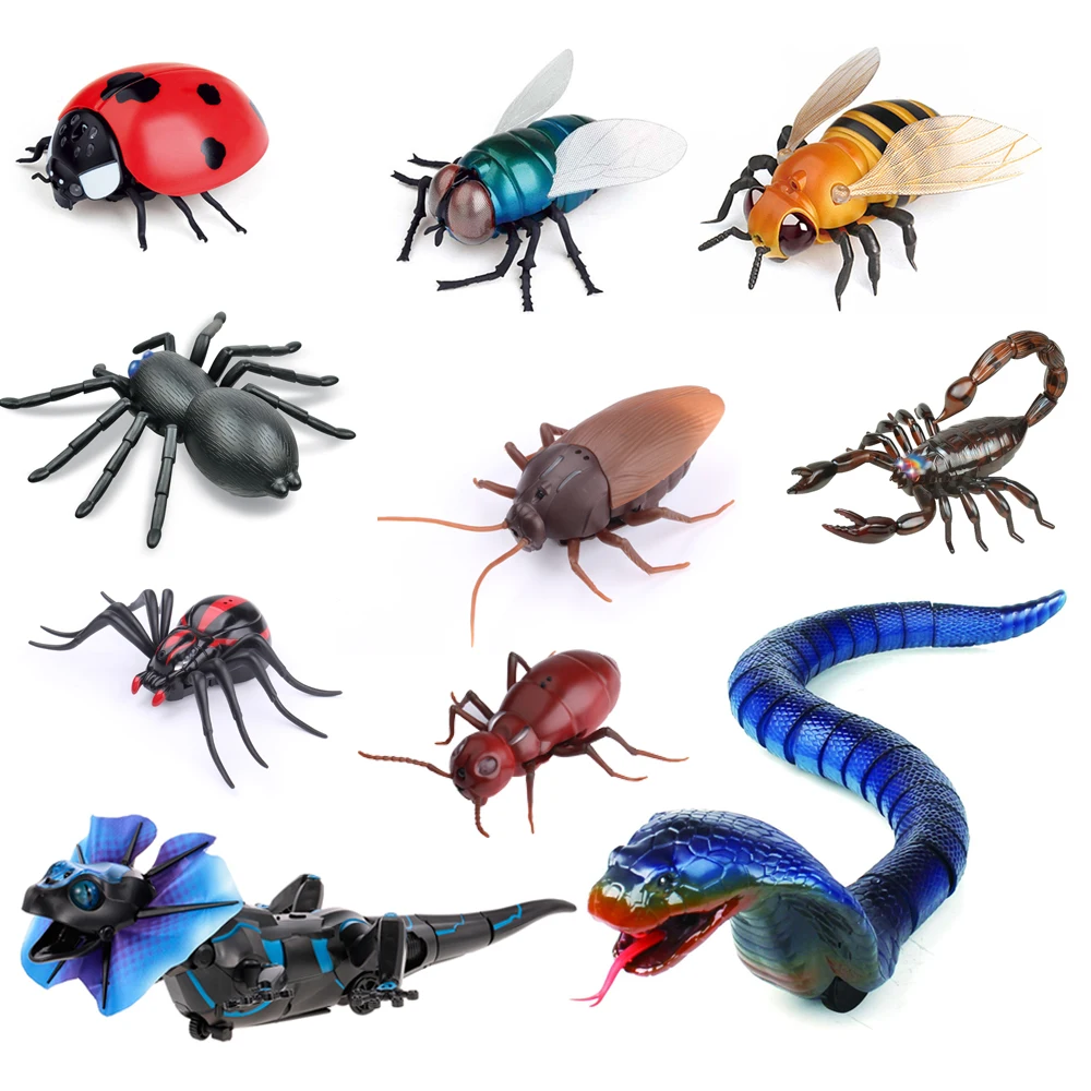 

Infrared Remote Control Cockroache/Snake/Spider/Scorpion/Turtle Mock Fake RC Toy Animal Trick Novelty Shocke Jokes Prank