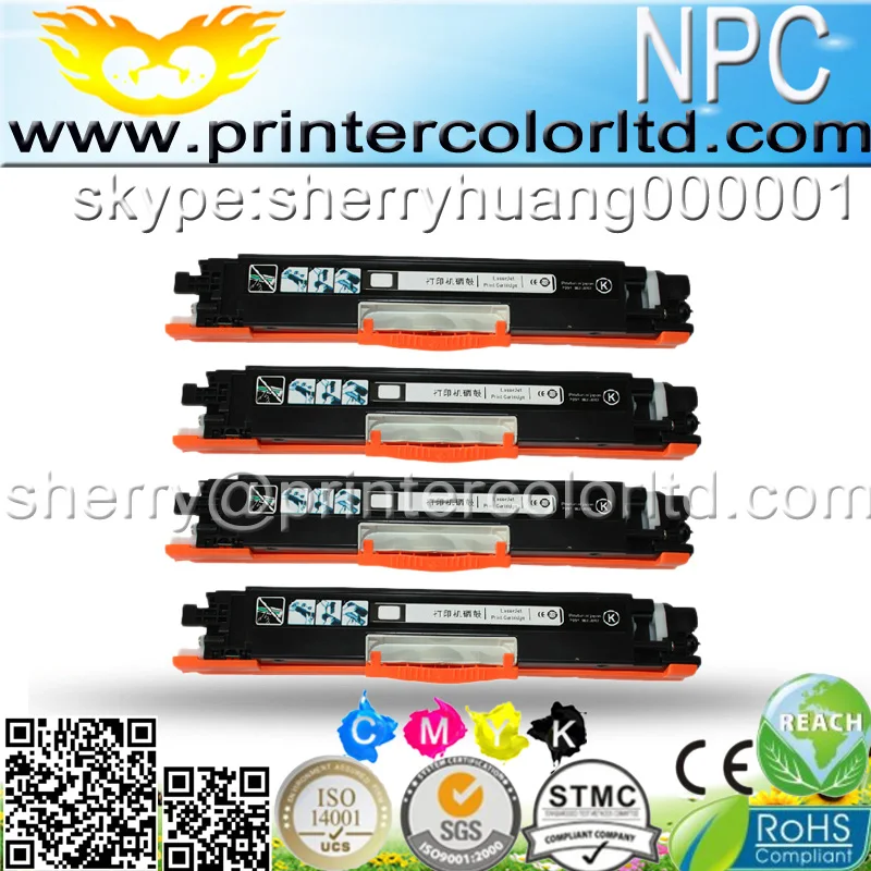 CF350A CF351A CF352A CF353A 130A совместимый цветной тонер картридж для принтера HP LaserJet MFP M176n