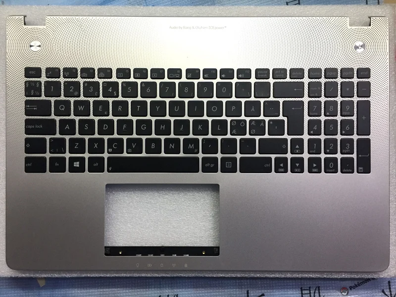 Новая клавиатура с подсветкой для Asus N56 N56J N56JN N56JR N56JK серебристый чехол