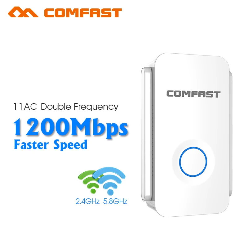 

1200Mbps Wireless WiFi Repeater WiFi Signal Amplifier Wireless Router Wi Fi Range Extender Expand Booster AP Comfast CF-WR752AC