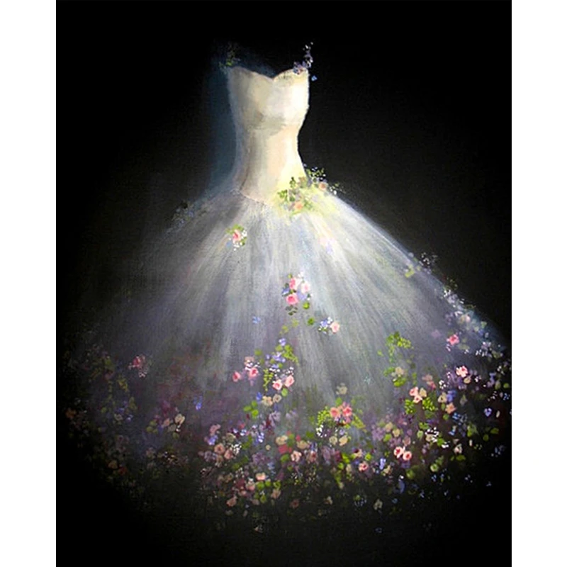 Meian Алмазная вышивка, свадебное платье, алмазная картина, вышивка крестиком, Алмазная мозаика, картина из бисера, домашние декоративные