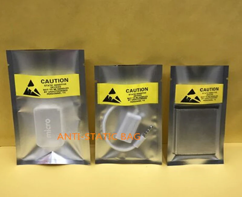 

3000pcs 9*18cm Open Top Electronics Accessories ESD Shielding Anti static Packaging Pouch Anti Static Moisture Proof Storage Bag