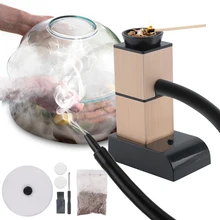 Professional BBQ Grill Smoker Cold Smoke Generator Salmon Fish Bacon Meat Smoker Food Smoking Gun Kitchen Cooking Barbecue Tool