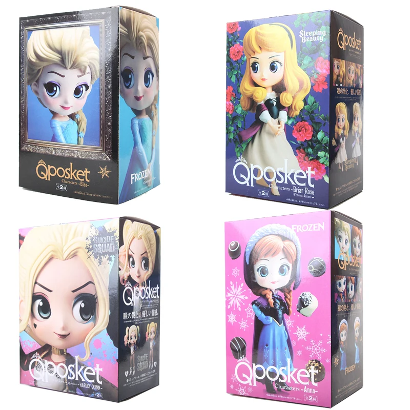 4Pcs/set Disney Q Posket Princess Garage Kit Cute Wonder Woman Frozen Model Toys Collectible Model Loose Toy Ornaments Doll 4Pcs/set Disney Q Posket Princess Garage Kit Cute Wonder Woman Frozen Model Toys Collectible Model Loose Toy Ornaments Doll